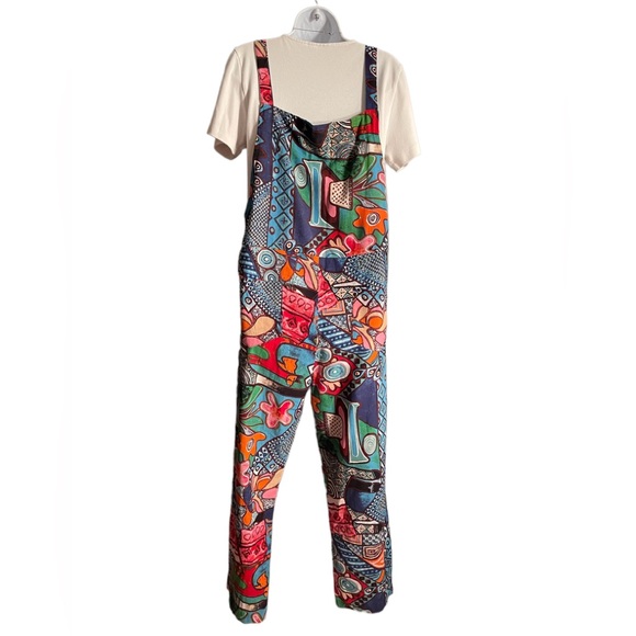 NWT.  Overalls by Sacred Threads.  S/M.  BL/BL.  221904 - Picture 2 of 4